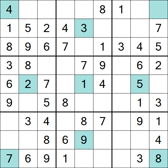 Girandola Sudoku - Easy