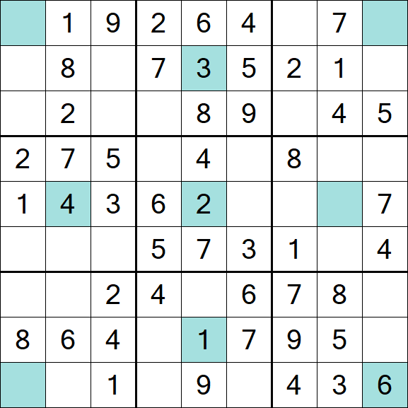 Girandola Sudoku - Fácil