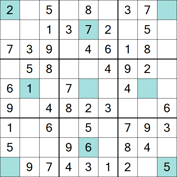 Girandola Sudoku - Einfach
