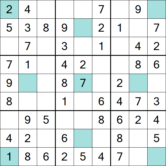Girandola Sudoku - Fácil