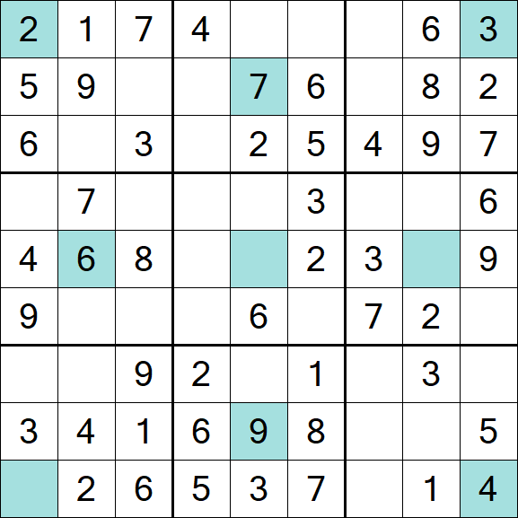 Girandola Sudoku - Simple