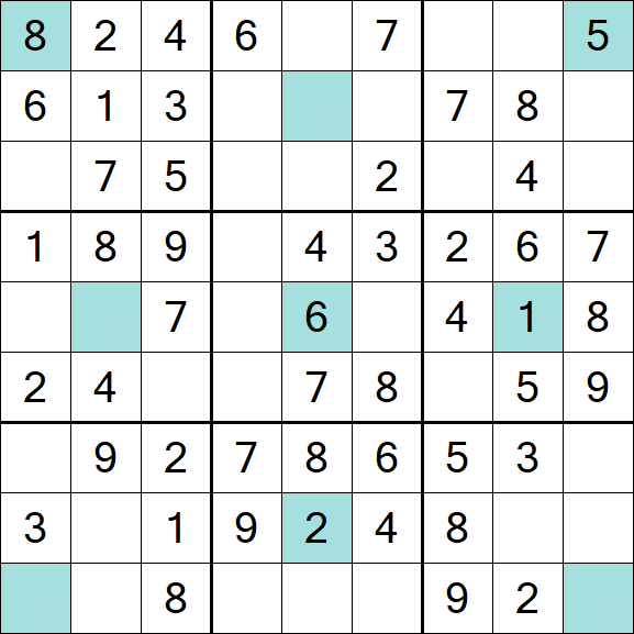 Girandola Sudoku - Fácil
