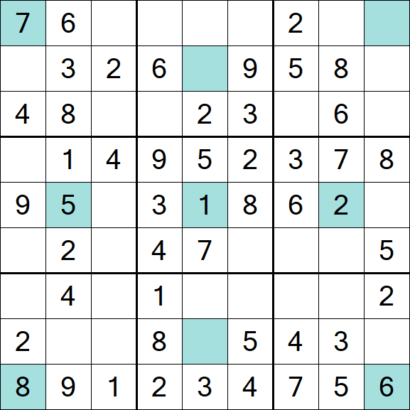 Girandola Sudoku - Fácil