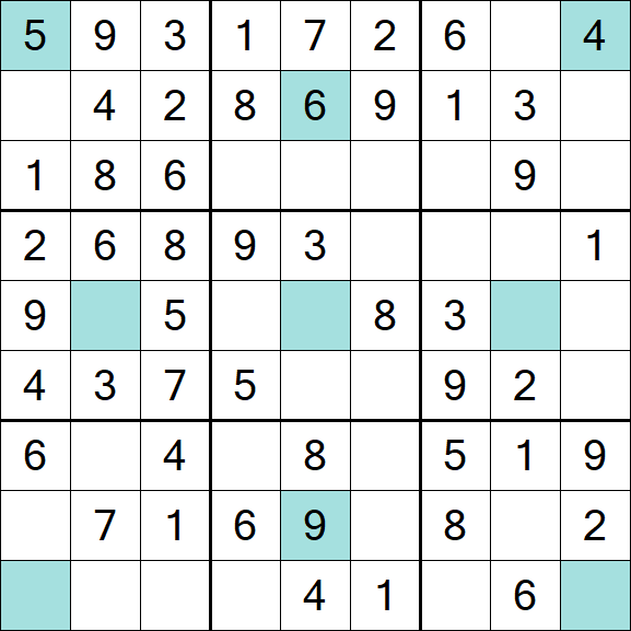 Girandola Sudoku - Simple