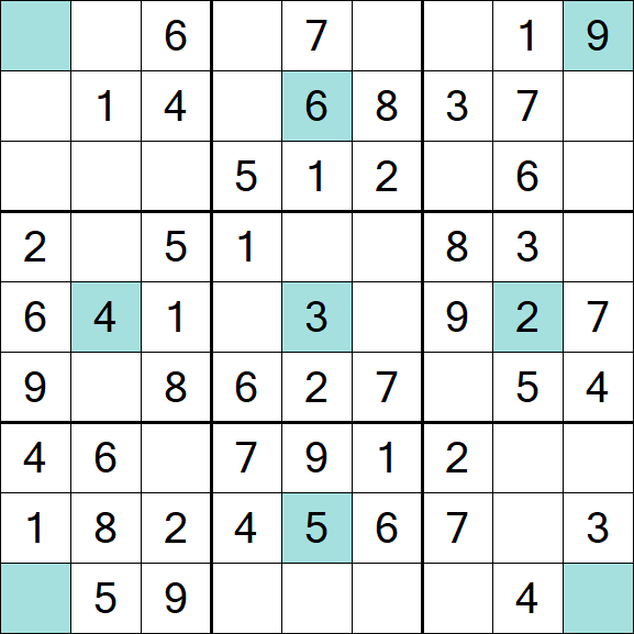 Girandola Sudoku - Fácil