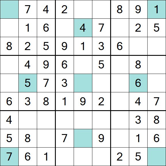 Girandola Sudoku - Fácil