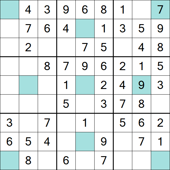 Girandola Sudoku - Simple