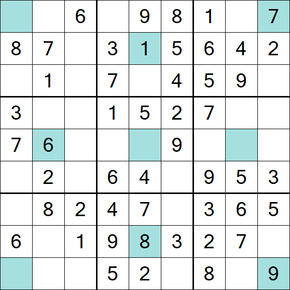 Girandola Sudoku - Simple