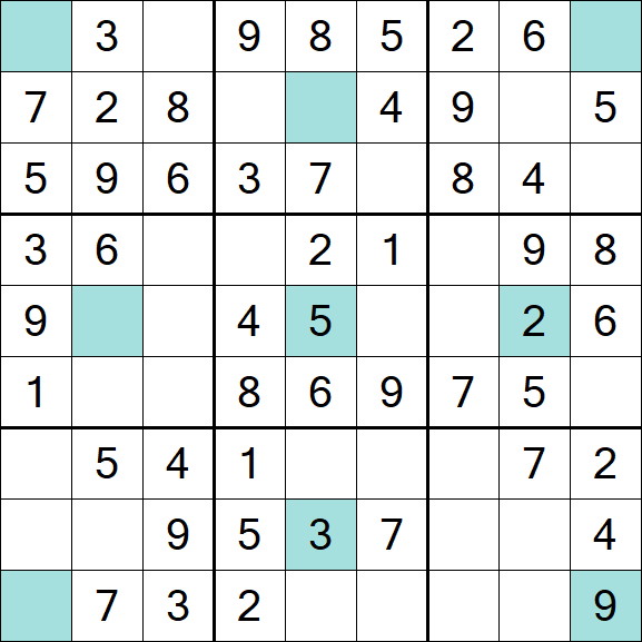 Girandola Sudoku - Simple