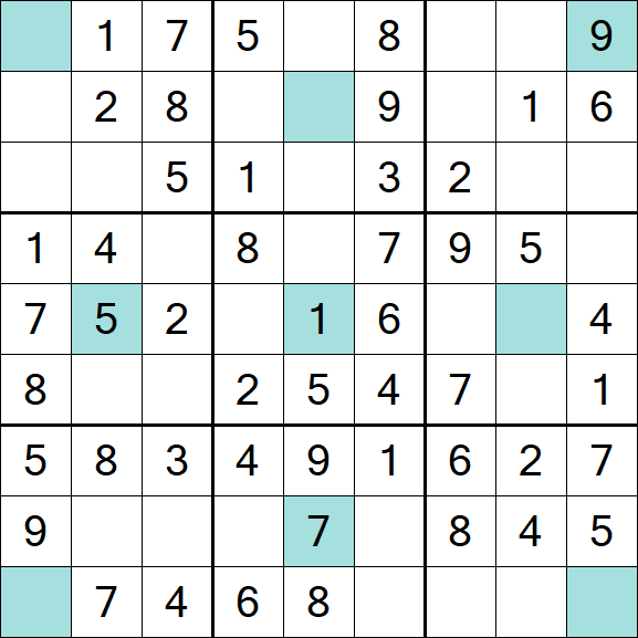 Girandola Sudoku - Fácil