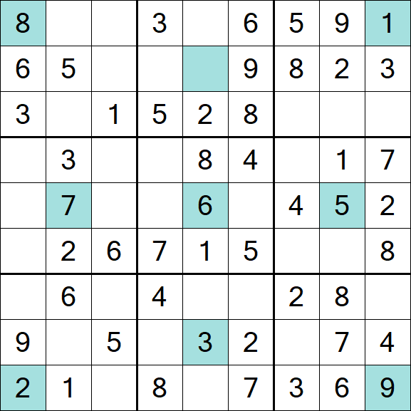 Girandola Sudoku - Simple