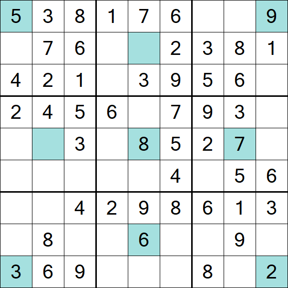 Girandola Sudoku - Simple