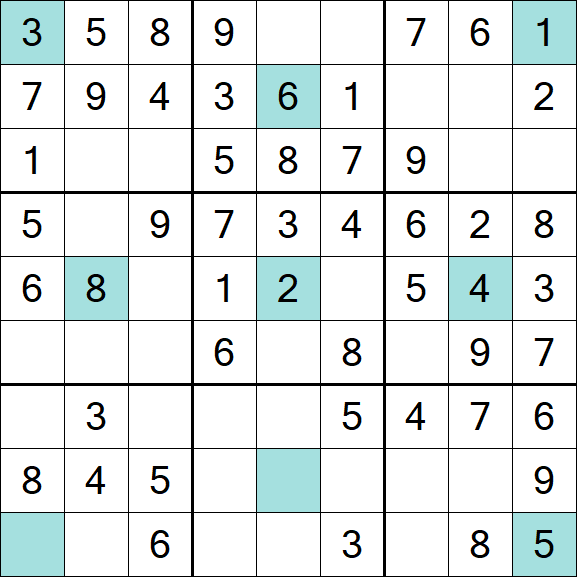Girandola Sudoku - Simple