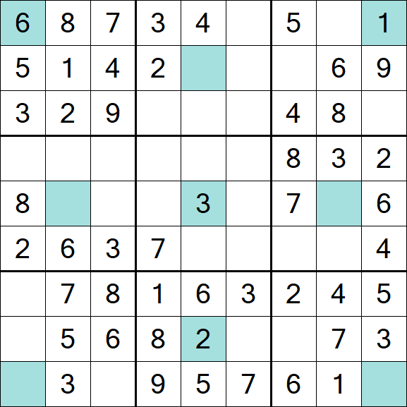 Girandola Sudoku - Einfach