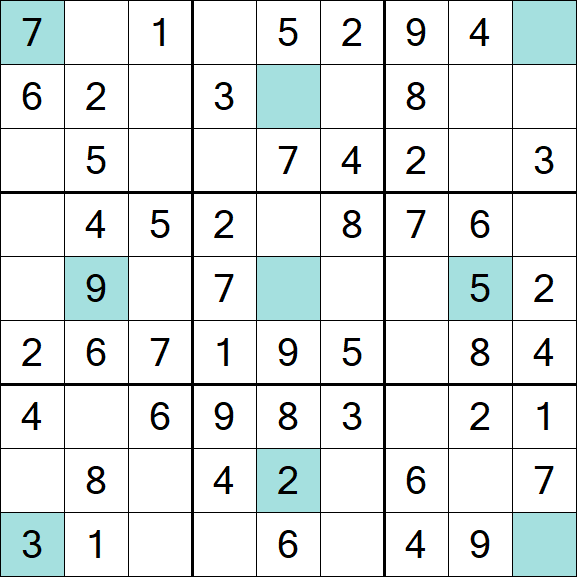Girandola Sudoku - Simple