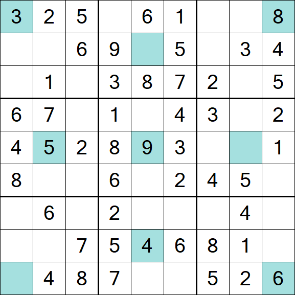 Girandola Sudoku - Fácil