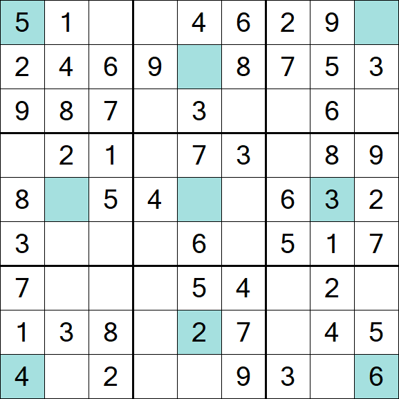 Girandola Sudoku - Fácil