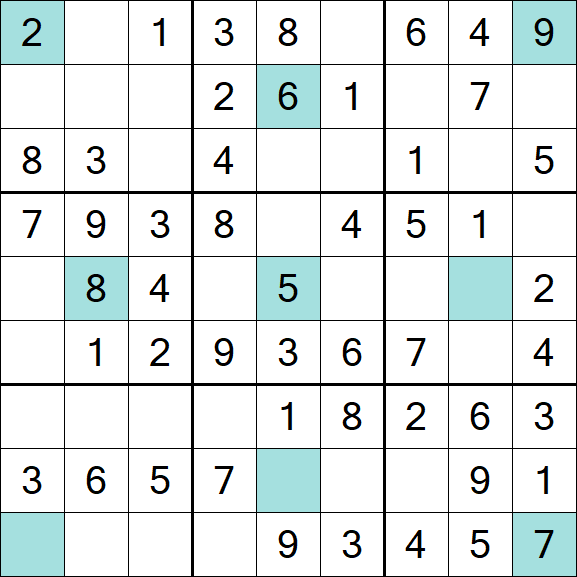Girandola Sudoku - Simple