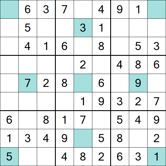 Girandola Sudoku - Simple