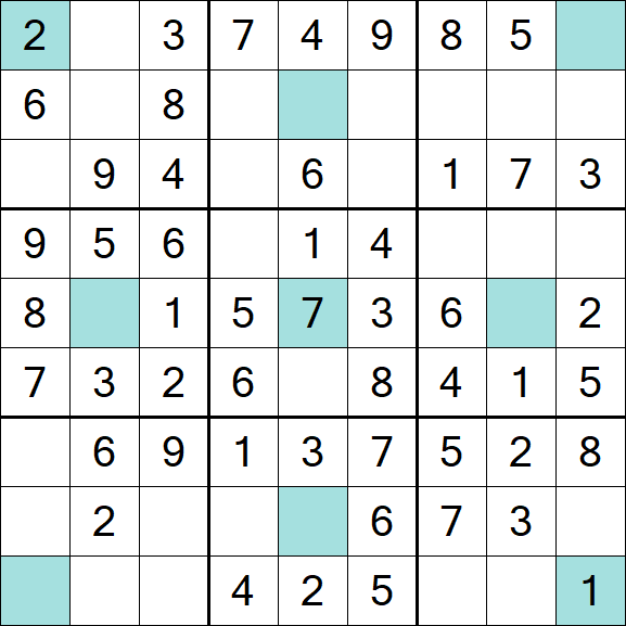 Girandola Sudoku - Simple