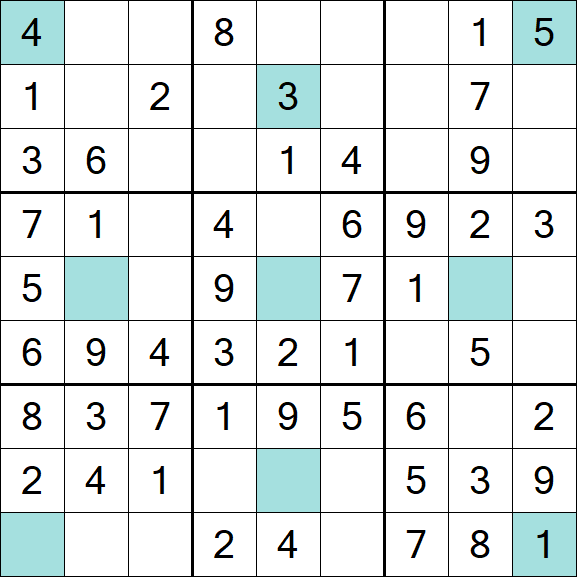 Girandola Sudoku - Fácil