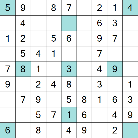 Girandola Sudoku - Simple