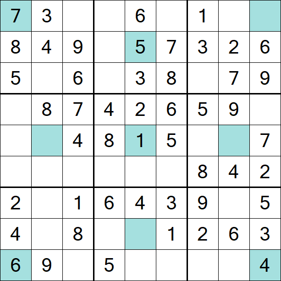 Girandola Sudoku - Fácil