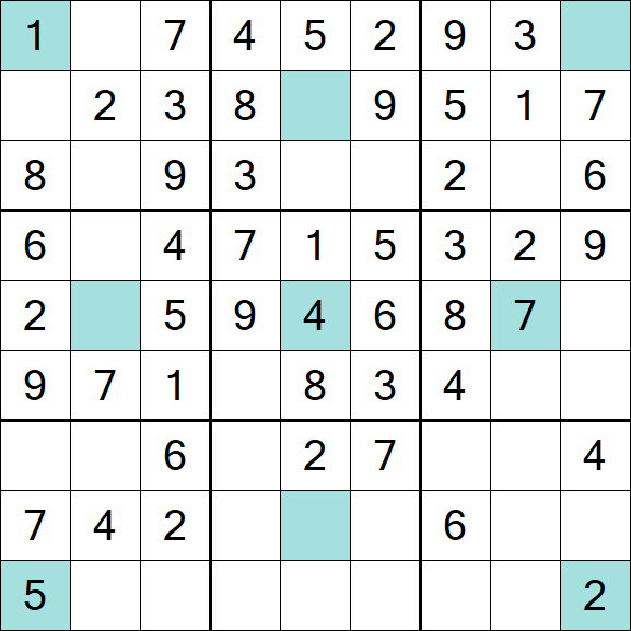 Girandola Sudoku - Fácil