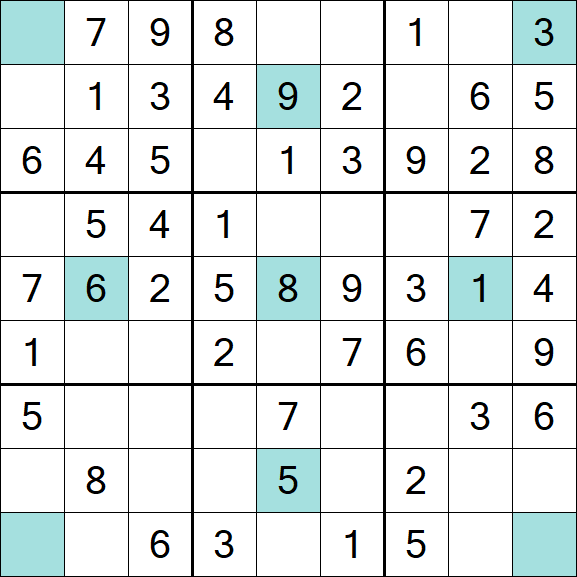 Girandola Sudoku - Fácil