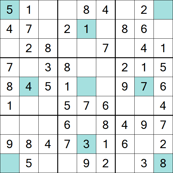 Girandola Sudoku - Fácil