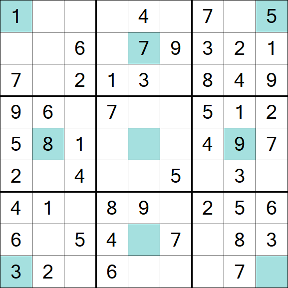 Girandola Sudoku - Fácil