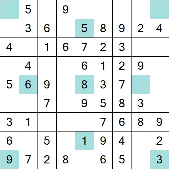 Girandola Sudoku - Fácil