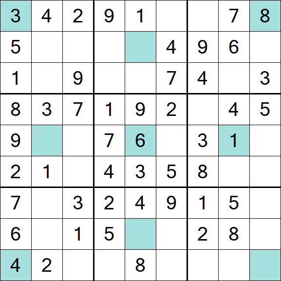 Girandola Sudoku - Einfach