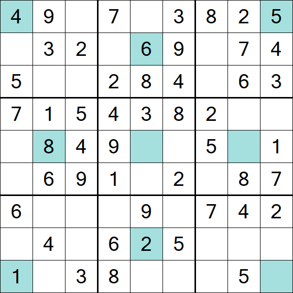 Girandola Sudoku - Einfach