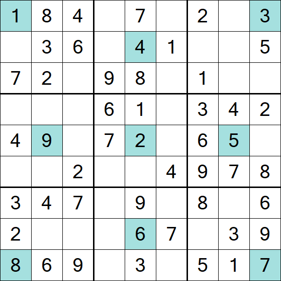 Girandola Sudoku - Einfach