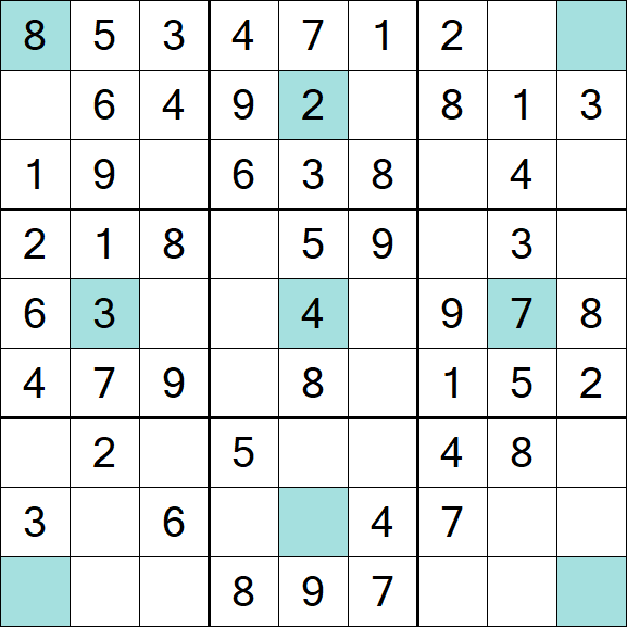 Girandola Sudoku - Einfach