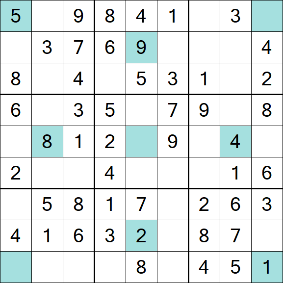 Girandola Sudoku - Einfach