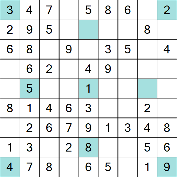 Girandola Sudoku - Einfach