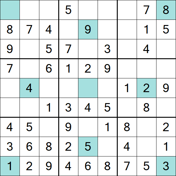Girandola Sudoku - Einfach