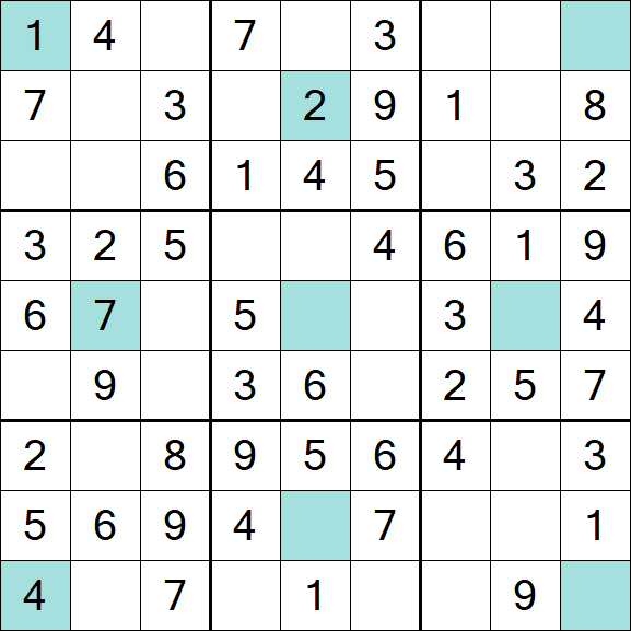 Girandola Sudoku - Einfach