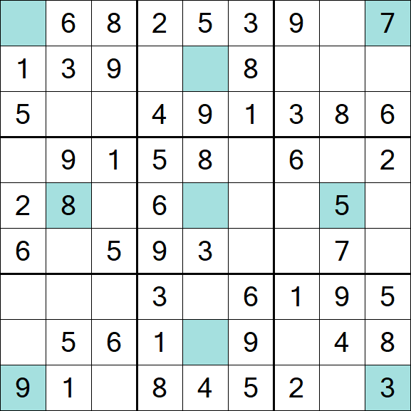 Girandola Sudoku - Einfach