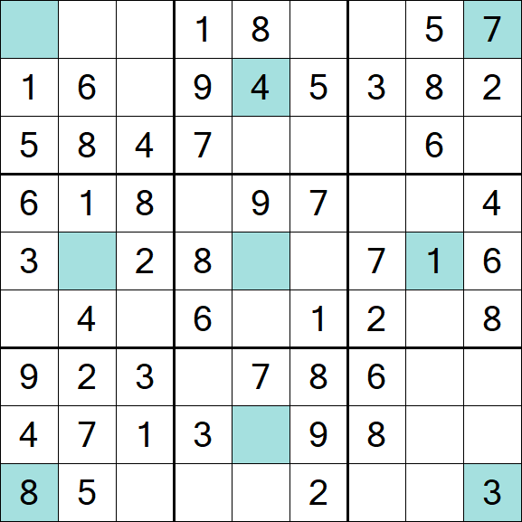 Girandola Sudoku - Einfach