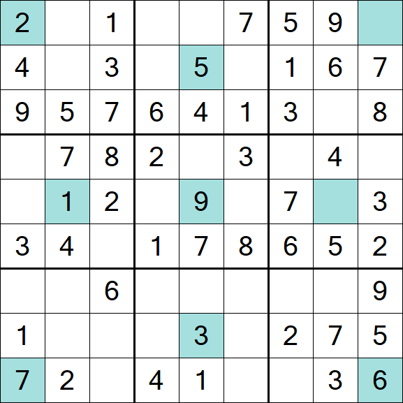 Girandola Sudoku - Einfach