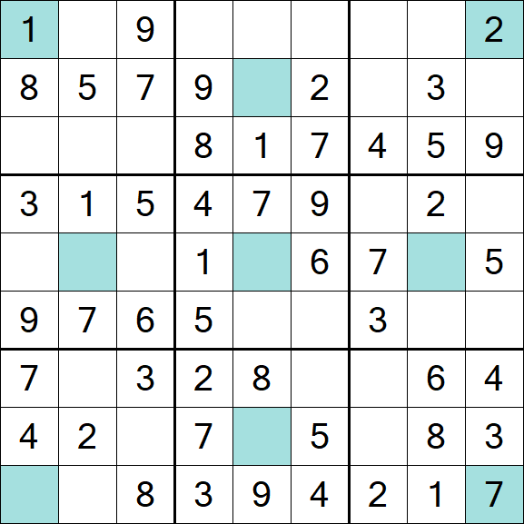 Girandola Sudoku - Fácil