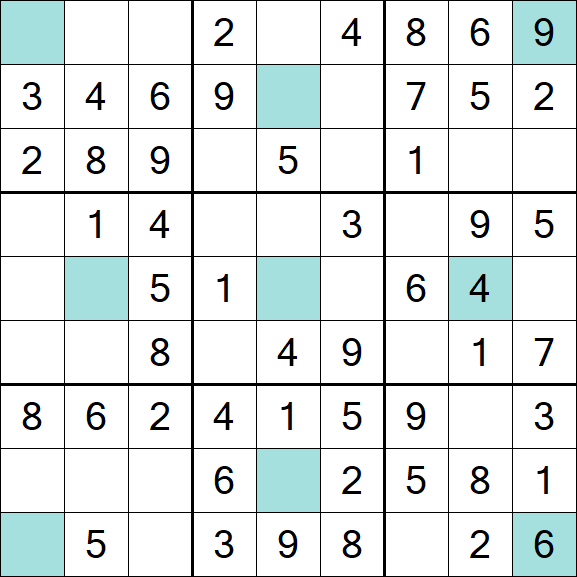 Girandola Sudoku - Einfach