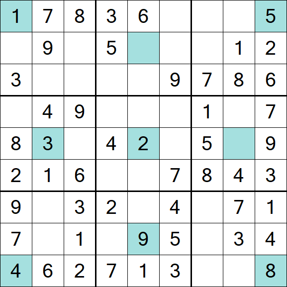 Girandola Sudoku - Einfach