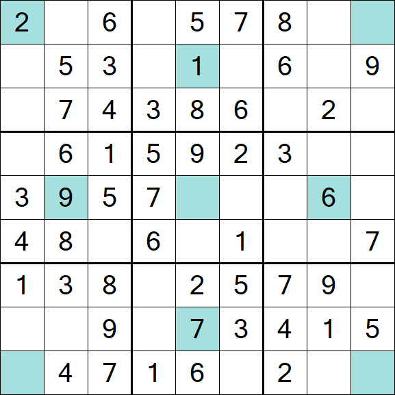 Girandola Sudoku - Einfach
