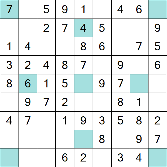 Girandola Sudoku - Einfach