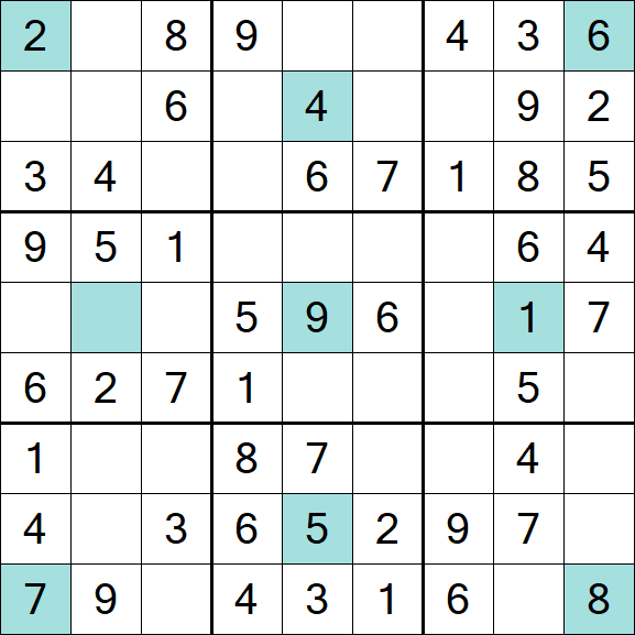 Girandola Sudoku - Easy
