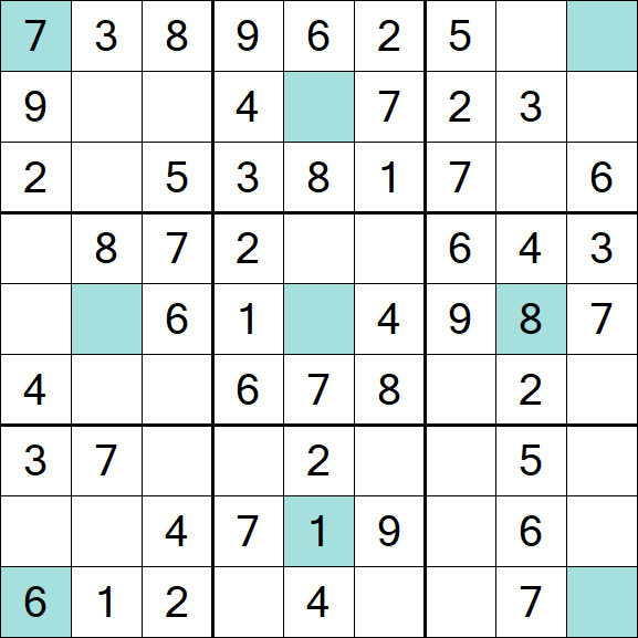Girandola Sudoku - Einfach